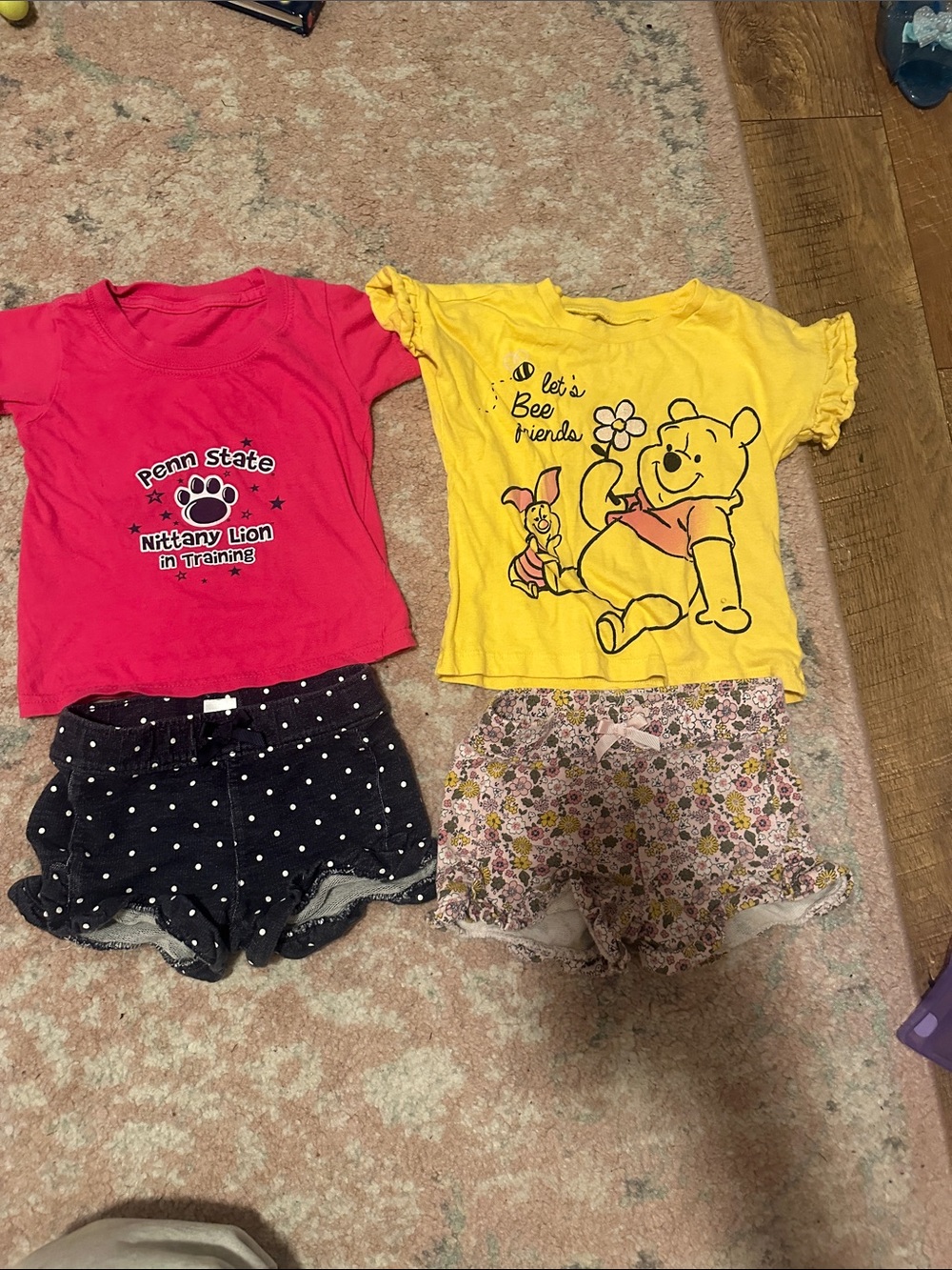 2T t shirts and shorts lot